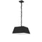 Dainolite 1 Light Small Black Milano Pendant Black Shade MIL-S-BK-797