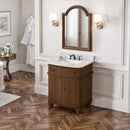 Jeffrey Alexander 26" W x 2" D x 36" H Walnut Compton Mirror Vanity