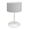 Dainolite 1 Light Drum Table Lamp W/ Jtone White Shade MM141T-WH-790