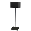 Dainolite 1 Light Slope Floor Lamp W/ Jtone Black Shade Black MM181F-BK-797