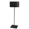 Dainolite 1 Light Slope Floor Lamp W/ Jtone Black Shade Black MM181F-BK-797