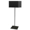 Dainolite 1 Light Square Floor Lamp W/ Jtone Black Shade MM201F-BK-797