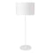 Dainolite 1 Light Drum Floor Lamp W/ Jtone White Shade MM221F-WH-790
