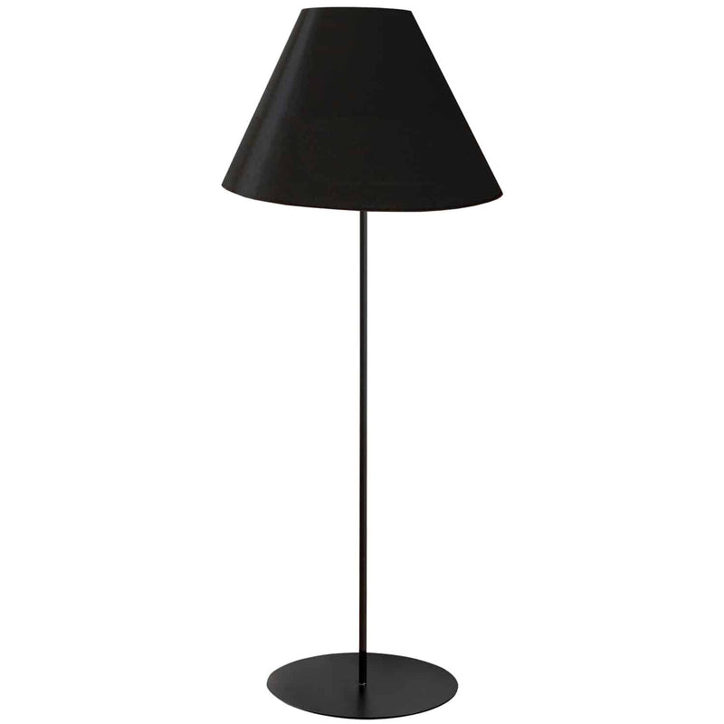 Dainolite 1 Light Tapered Floor Lamp Jtone Black Shade MM231F-BK-797