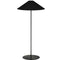 Dainolite 1 Light Tapered Floor Lamp W/ Jtone Black Shade MM241F-BK-797