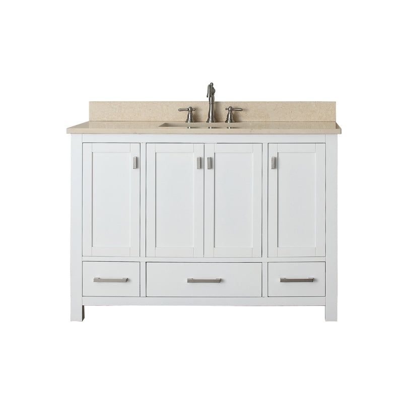 Avanity Modero 49 inch Vanity Combo MODERO-VS48-WT-B