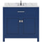 Modern Fittings Caroline 36" Single Bath Vanity with Calacatta Quartz Top and Square Sink