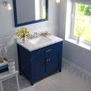 Modern Fittings Caroline 36" Single Bath Vanity with Cultured Marble Quartz Top and Square Sink