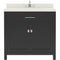 Modern Fittings Caroline 36" Single Bath Vanity with Quartz Top and Round Sink