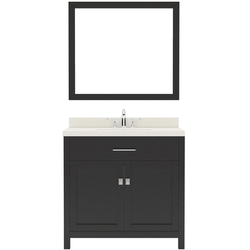 Modern Fittings Caroline 36" Single Bath Vanity with Quartz Top and Round Sink Faucet