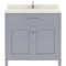 Modern Fittings Caroline 36" Single Bath Vanity with Quartz Top and Round Sink