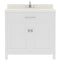 Modern Fittings Caroline 36" Single Bath Vanity with Quartz Top and Round Sink