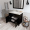 Modern Fittings Caroline 36" Single Bath Vanity with Quartz Top and Square Sink