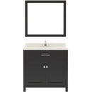 Modern Fittings Caroline 36" Single Bath Vanity with Quartz Top and Square Sink