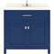 Modern Fittings Caroline 36" Single Bath Vanity with Quartz Top and Square Sink