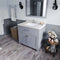 Modern Fittings Caroline 36" Single Bath Vanity with Quartz Top and Square Sink Faucet