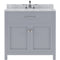 Modern Fittings Caroline 36" Single Bath Vanity with Marble Top and Round Sink