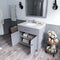 Modern Fittings Caroline 36" Single Bath Vanity with Marble Top and Round Sink