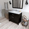 Modern Fittings Caroline 36" Single Bath Vanity with Marble Top and Square Sink Faucet