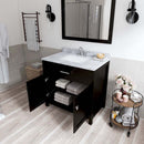 Modern Fittings Caroline 36" Single Bath Vanity with Marble Top and Square Sink