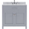 Modern Fittings Caroline 36" Single Bath Vanity with Marble Top and Square Sink