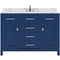 Modern Fittings Caroline 48" Single Bath Vanity with Calacatta Quartz Top and Round Sink