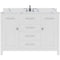 Modern Fittings Caroline 48" Single Bath Vanity with Calacatta Quartz Top and Round Sink