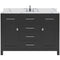 Modern Fittings Caroline 48" Single Bath Vanity with Calacatta Quartz Top and Square Sink