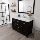 Modern Fittings Caroline 48" Single Bath Vanity with Calacatta Quartz Top and Square Sink