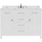 Modern Fittings Caroline 48" Single Bath Vanity with Calacatta Quartz Top and Square Sink