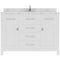 Modern Fittings Caroline 48" Single Bath Vanity with Cultured Marble Quartz Top and Round Sink