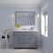 Modern Fittings Caroline 48" Single Bath Vanity with Cultured Marble Quartz Top and Square Sink