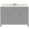 Modern Fittings Caroline 48" Single Bath Vanity with Quartz Top and Round Sink