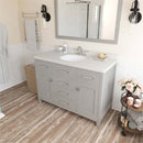 Modern Fittings Caroline 48" Single Bath Vanity with Quartz Top and Round Sink