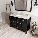 Modern Fittings Caroline 48" Single Bath Vanity with Quartz Top and Round Sink