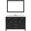 Modern Fittings Caroline 48" Single Bath Vanity with Quartz Top and Round Sink Faucet