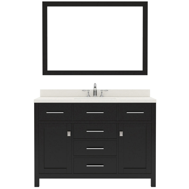 Modern Fittings Caroline 48" Single Bath Vanity with Quartz Top and Round Sink