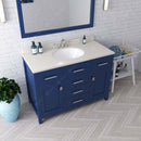 Modern Fittings Caroline 48" Single Bath Vanity with Quartz Top and Round Sink