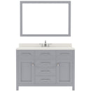 Modern Fittings Caroline 48" Single Bath Vanity with Quartz Top and Round Sink