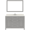 Modern Fittings Caroline 48" Single Bath Vanity with Quartz Top and Square Sink