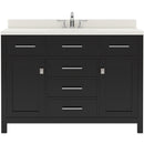 Modern Fittings Caroline 48" Single Bath Vanity with Quartz Top and Square Sink