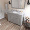 Modern Fittings Caroline 48" Single Bath Vanity with Marble Top and Round Sink