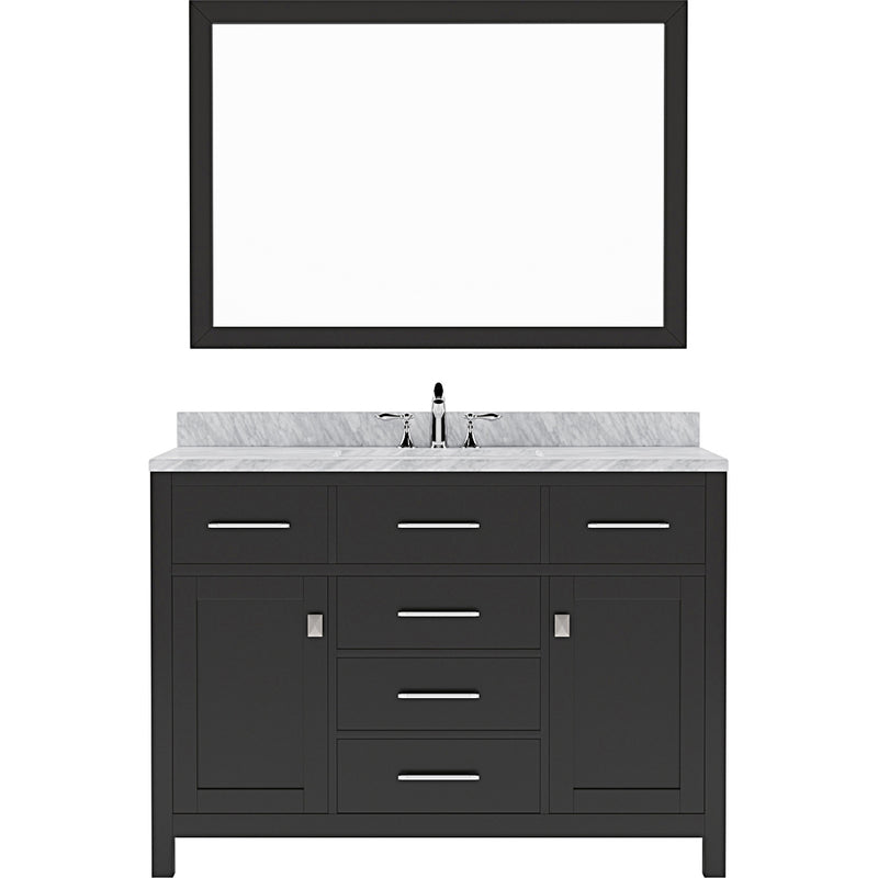 Modern Fittings Caroline 48" Single Bath Vanity with Marble Top and Round Sink