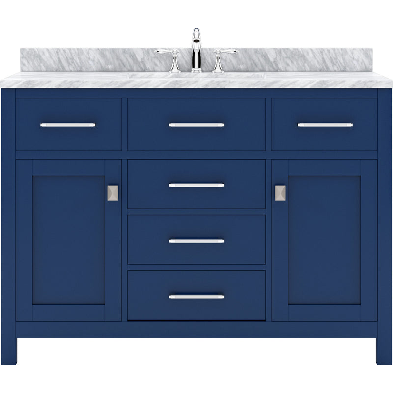 Modern Fittings Caroline 48" Single Bath Vanity with Marble Top and Round Sink