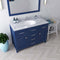 Modern Fittings Caroline 48" Single Bath Vanity with Marble Top and Round Sink