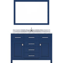 Modern Fittings Caroline 48" Single Bath Vanity with Marble Top and Round Sink