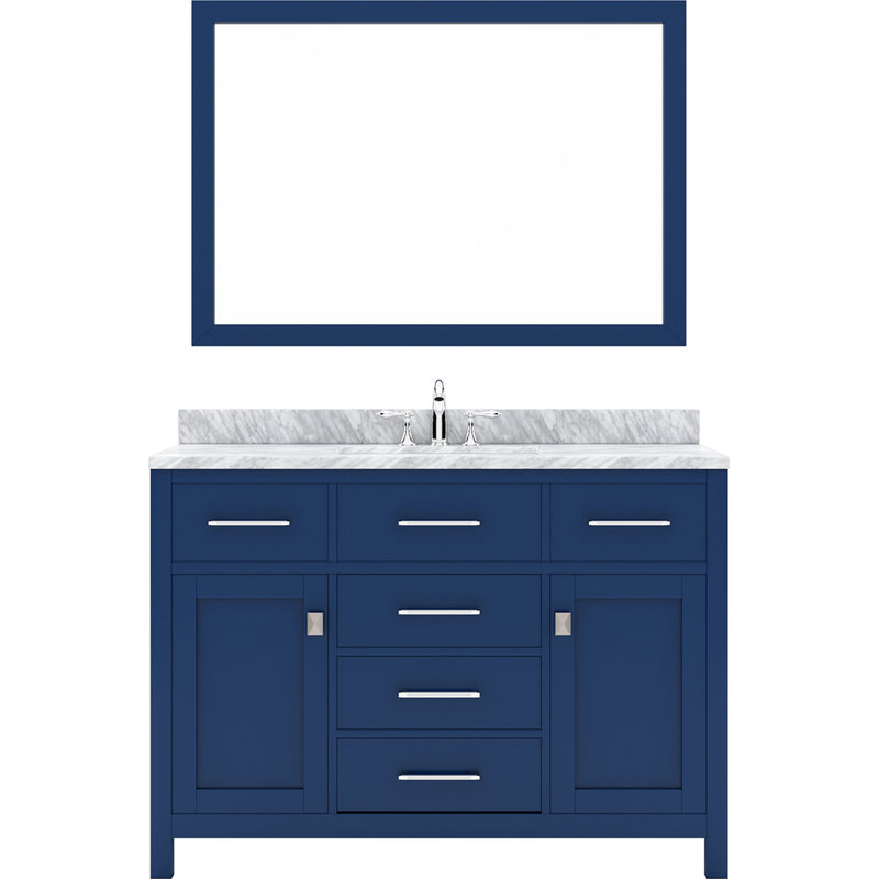 Modern Fittings Caroline 48" Single Bath Vanity with Marble Top and Round Sink