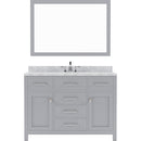 Modern Fittings Caroline 48" Single Bath Vanity with Marble Top and Round Sink