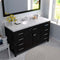 Modern Fittings Caroline 60" Single Bath Vanity with Cultured Marble Quartz Top and Round Sink