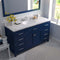 Modern Fittings Caroline 60" Single Bath Vanity with Cultured Marble Quartz Top and Round Sink